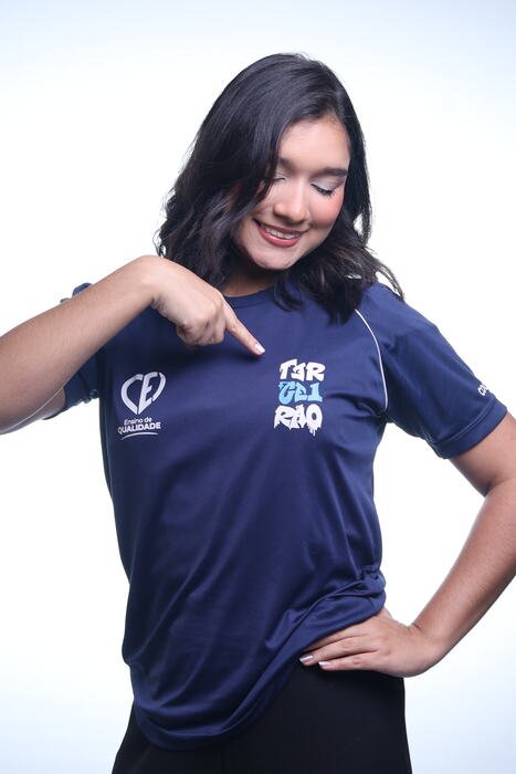 Formanda com a camiseta do Terceirão